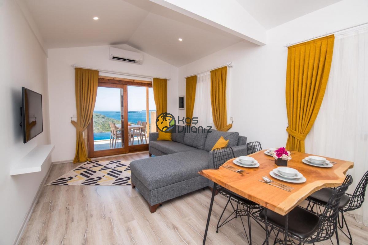 Sheltered villa rental |Villa Nehir|Conservative villa for rent in Kas Goks - Kas Villaniz